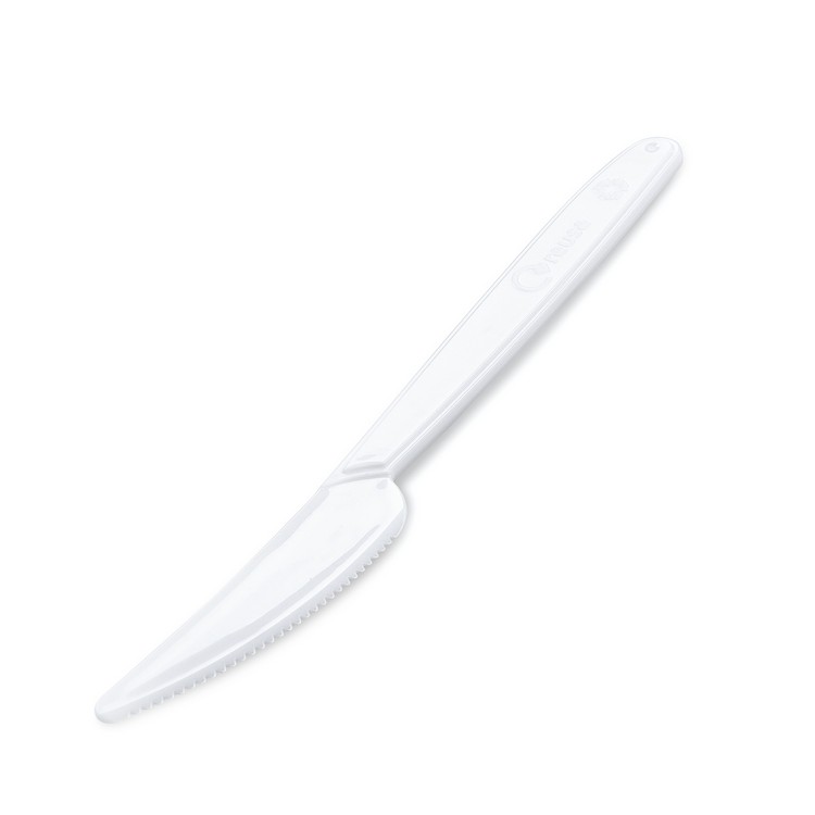 Nôž (PP) vratný biely 18,5cm [50 ks] 